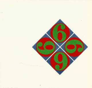 Robert Indiana Four Sixes Limited Ed Lithograph  