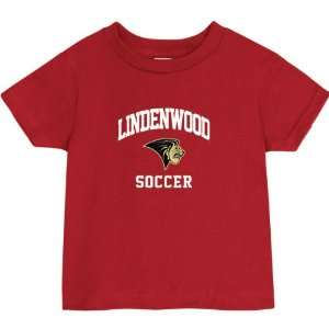   Lions Cardinal Red Baby Soccer Arch T Shirt