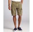 tailor vintage army green linen cargo shorts
