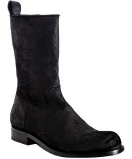 Dsquared2 black oiled suede Flying boots  