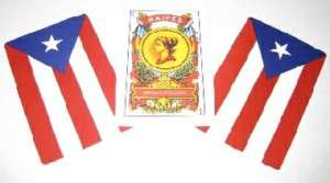 PUERTO RICO FLAG SPANISH PLAYING CARDS (BRISCAS)  