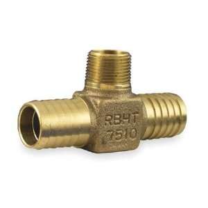  CAMPBELL RHT4 3T Tee,Thread Size 1 In, Brass