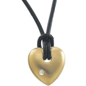  64531 14Ky Gold .03 Ct Diamond Heart Pendant Jewelry