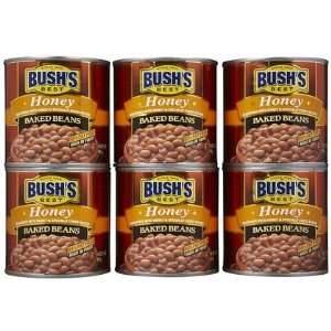  Bushs Honey Baked Beans, 16 oz, 6 ct (Quantity of 1 