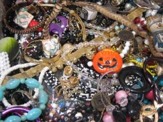 20 Pound Vintage to Contemporary CRAFT Junk Drawer Jewelry Lot  