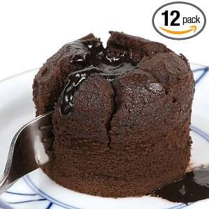DessertHub   12 (4 oz.) Chocolate Lava Cakes:  Grocery 