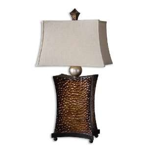  Metal Lamp with Distressed Copper Bronze: Home Improvement