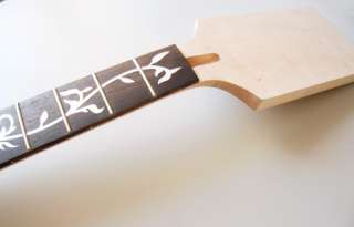 EDEN Angled Paddle Guitar Neck 22 Frets Vine Inlay  