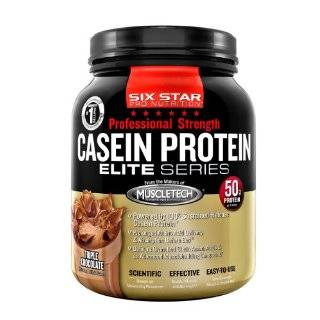 Six Star Pro Nutrition PS Casein Protein, Triple Chocolate, 1.5 Pounds