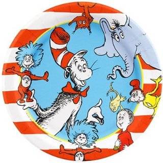 Dr Seuss Classic Book Characters 7 Dessert Plates 8 Pack