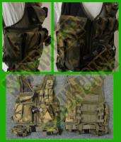 Airsoft XXXL ST26C SWAT Combat ARMY POLICE Vest Holster  
