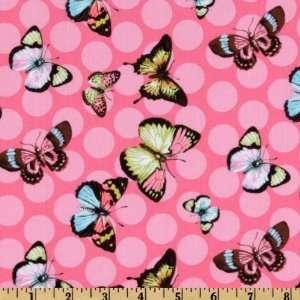   Michael Miller Papillon Spring Fabric By The Yard: Arts, Crafts