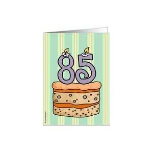  birthday   cake & candle 85 Card: Toys & Games