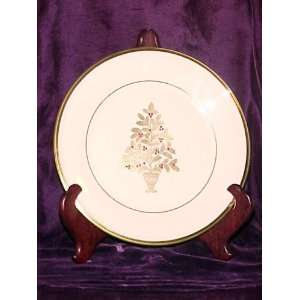  Lenox China Eternal Christmas Tree Salad Plate New with 