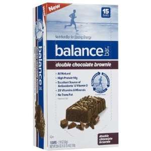 Balance Bar Original Double Chocolate Brownie 15 ct (Quantity of 2)