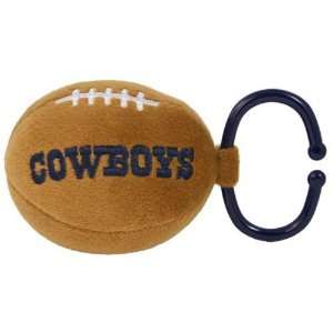  Dallas Cowboys Plush Football Baby Rattle: Sports 