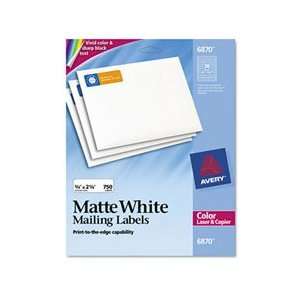    Avery® Color Laser, Matte White Printing Labels: Home & Kitchen