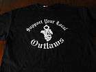 SUPPORT YOUR LOCAL OUTLAWS MC SHIRT m l xl 2xl SYLO Motorcycle Club