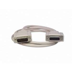    6 Foot DB15 15 Pin Serial Port Extension Cable: Electronics