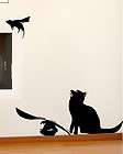 Banksy Graffiti Cat and SuperMouse Wonderful Large Vinyl Art Wall 