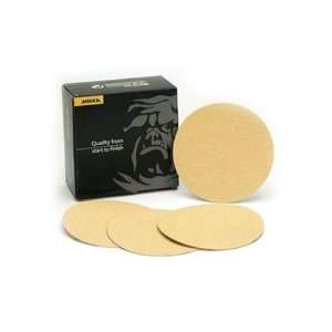 Mirka 23 612 060 5 60 Grit Gold Velcro Hook & Loop Sanding Discs (50 