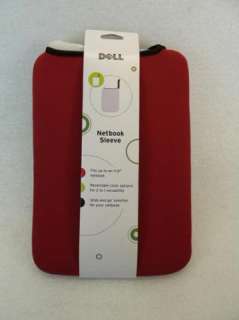 DELL Mini Red/Black Reversible Netbook Sleeve 11.6   GK6P1  
