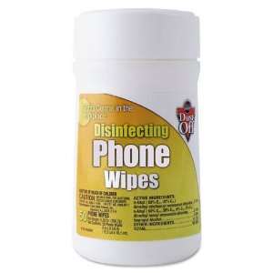 Dust Off  Premoistened Phone Wipes, Cloth, 6 x 6 3/8, 50/Tub    Sold 