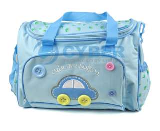 Multi Function Baby Tote Nappy Bags+ Accessories Blue  