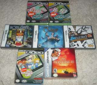  of 7 BRAND NEW Childrens Nintendo DS & GBA Video Games $150+ Value 1