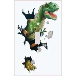  T Rex Break Out Decorative Switchplate Cover