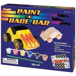 Paint A Race Car Kit (with stickers): Toys & Games