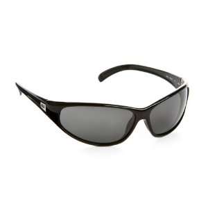  Bolle Boa Shiny Black Polarized TNS Sunglasses: Sports 