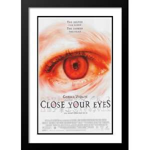  Close Your Eyes 20x26 Framed and Double Matted Movie 