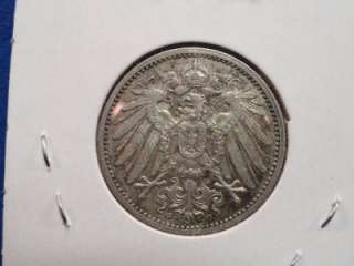 Deutsches Reich 1911G 1 Mark Coin M55  