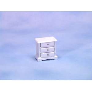  Dollhouse Miniature White Night Stand: Everything Else