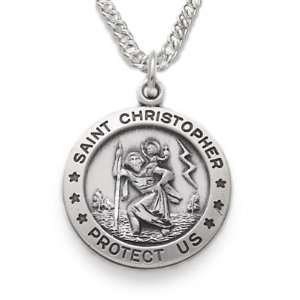   Catholic Jewelry Popular Saint Patron Saint St Medal Catholic w/Chain
