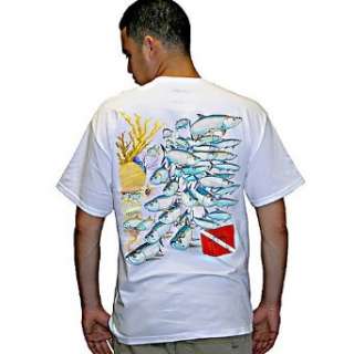  Guy Harvey Tarpon Dive T Shirt: Clothing