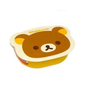  Rilakkuma Bear Face Shaped Bento Lunch Box Brown