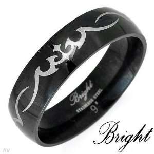  BRIGHT Attractive Gents Band Comfort fit Ring in Stainless 