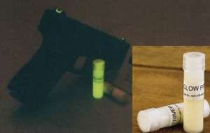 Glow in the Dark Sight Paint Kit for rifle, pistol, bow  