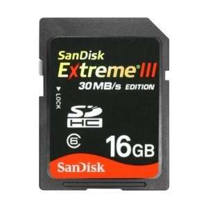    16GB Extreme III High Performance SDHC Memory Car Electronics
