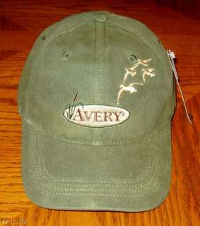 AVERY GHG DUCKS 12oz OIL CLOTH BALL CAP HAT GREEN NEW! 700905442430 