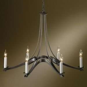 Ribbon Oval Chandelier No. 104126 by Hubbardton Forge  R228316 Finish 