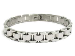 Stainless Steel 8.5 Watch Link Mens Bracelet JM067  