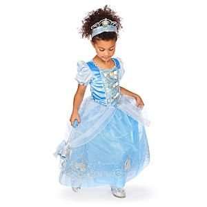  Disney Glitter Cinderella Costume for Girls: Toys & Games