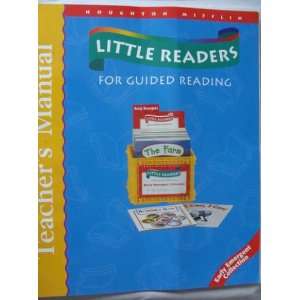 : Little Readers For Guided Reading Teachers Manual (Early Emergent 