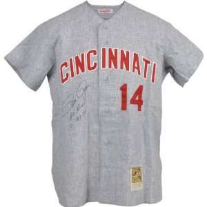  Pete Rose Autographed Jersey  Details: Cincinnati Reds 