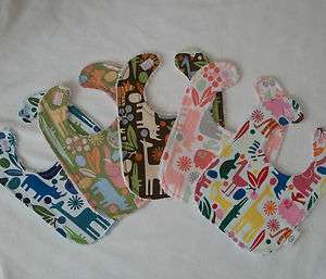 Alexander Henry 2D Zoo and Chenille Bib  