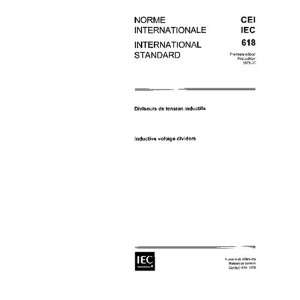  IEC 60618 Ed. 1.0 b:1978, Inductive voltage dividers: IEC 