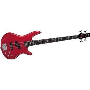  Ibanez GSR200 4 String Bass (Transparent Red) Musical 